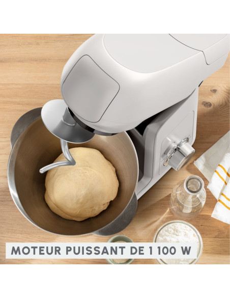 Robot Pétrin MasterChef 1100W Bake Partner Gris