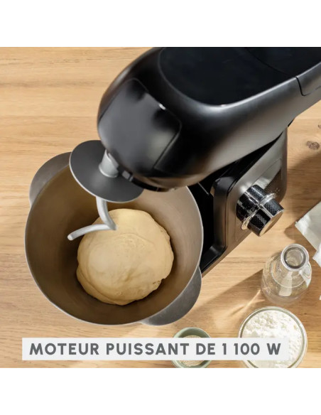 Robot Pétrin MasterChef 1100W Bake Partner Noir