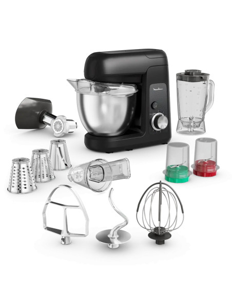 Robot Pétrin MasterChef 1100W Bake Partner Noir