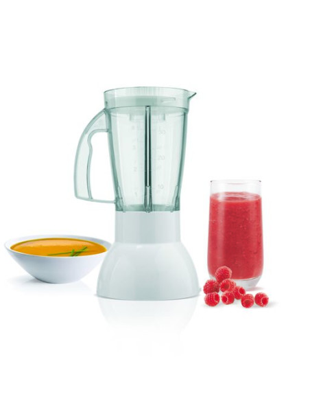 Moulinette 800W avec bol 1.5L Blanc