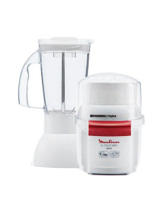 Moulinette 800W avec bol 1.5L Blanc