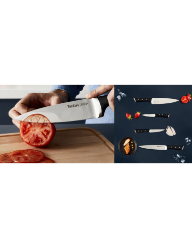 Set de 4 Couteaux Tefal Ice Force – Acier Inoxydable Haute Résistance