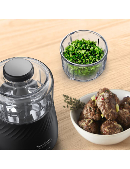 Moulinette Multifonction 1000W Noir + Bol Gratuit