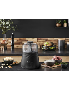 Moulinette Multifonction 1000W Noir + Bol Gratuit 2