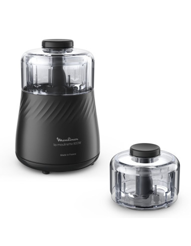 Moulinette Multifonction 1000W Noir + bol gratuit