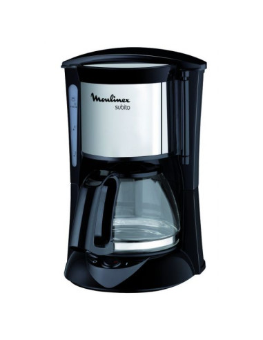 Cafetière Subito 6 Tasses Noir/Inox