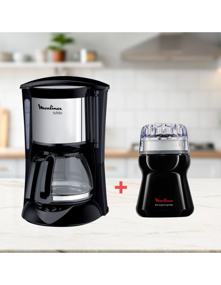 Pack Cafetière + Moulin à Café