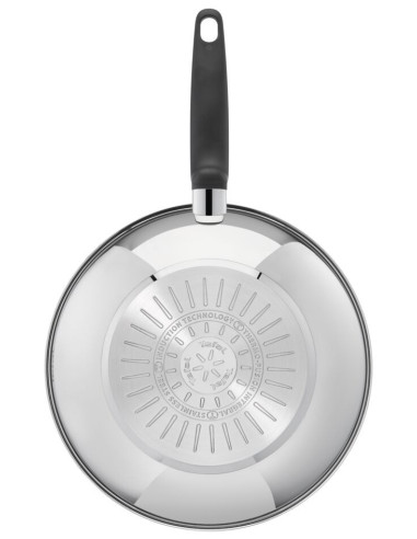 Wok Inox 28cm Primary Avec Revêtement