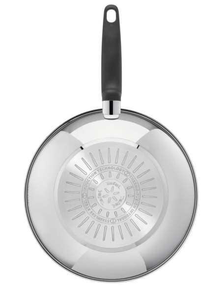 Wok Inox 28cm Primary Avec Revêtement