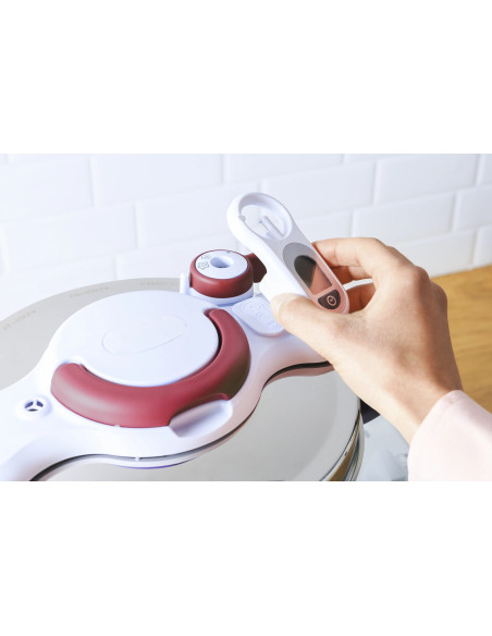 Cocotte Clipso Minute Easy 6L – Rouge & Blanc