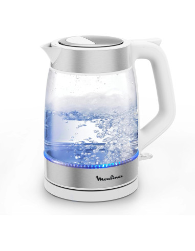 BOUILLOIRE ELECTRIQUE 1.7L + VERRE TRANSPARENT