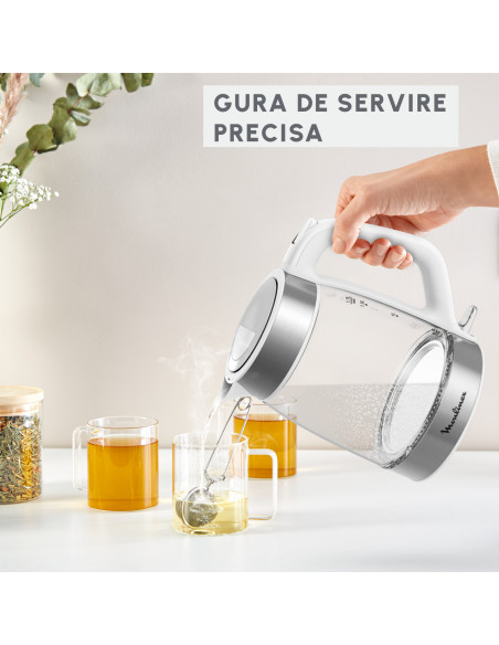 BOUILLOIRE ELECTRIQUE 1.7L + VERRE TRANSPARENT BOUILLOIRE ELECTRIQUE 1.7L + VERRE TRANSPARENT
