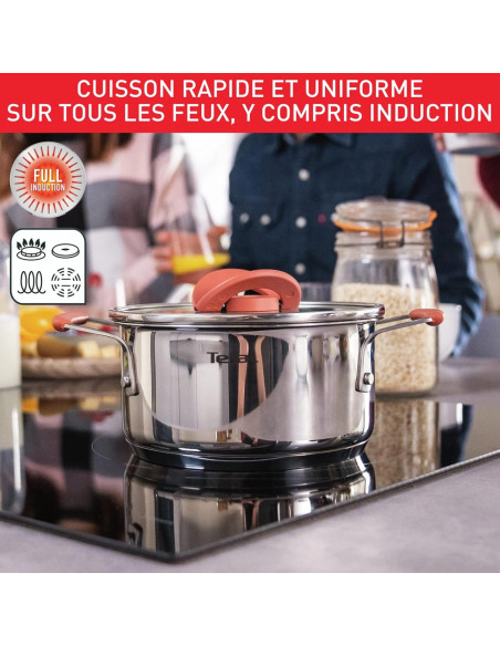 Batterie de Cuisine Tefal 13 Pièces Batterie de Cuisine Tefal 13 Pièces