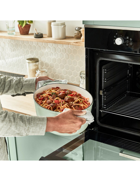 Faitout Ovale 34X26cm Fonte Lov - Vert