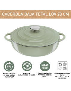 FAITOUT PEU PROFOND 28CM FONTE LOV VERT