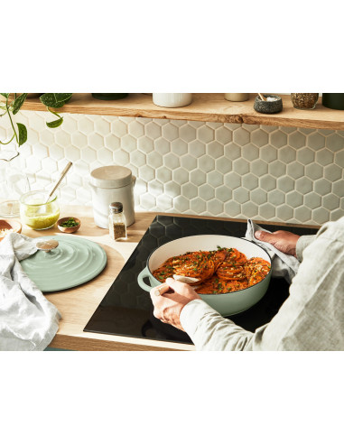 Faitout Peu Profond Fonte LOV Vert (28CM)