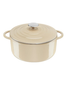 Faitout Fonte LOV Beige 25cm