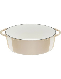 FAITOUT CAST IRON LOV OVALE 34*26CM  BEIGE 2