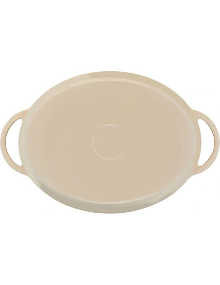 Faitout Cast Iron Lov Ovale 34*26cm  Beige