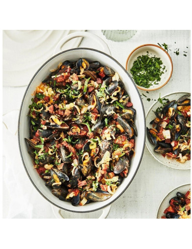 Faitout Cast Iron Lov Ovale 34*26cm  Beige