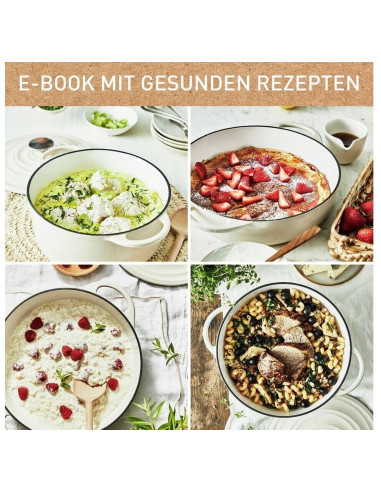 Faitout Cast Iron Lov Ovale 34*26cm  Beige