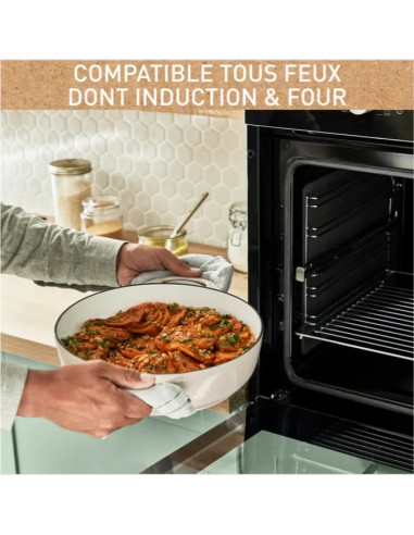 Faitout Cast Iron Lov Peu Profond 28cm