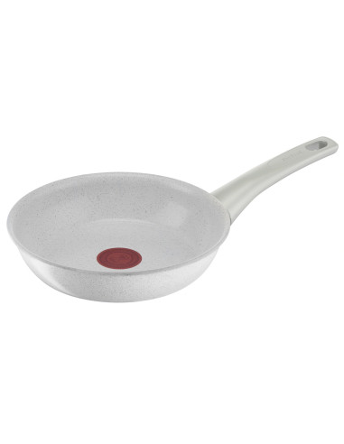 NATURAL CHEF POELE 20CM CERAMIQUE BLANC