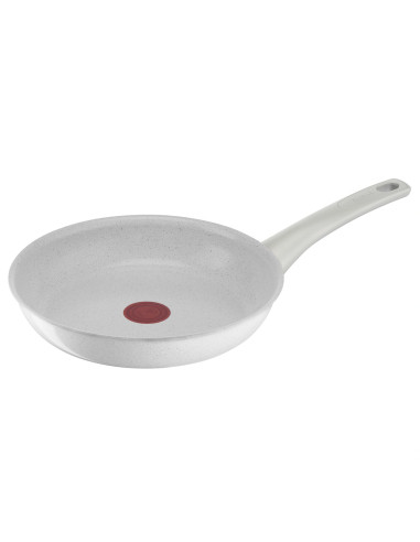 NATURAL CHEF POELE 24CM CERAMIQUE BLANC