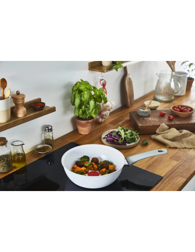 Natural Chef WOK Ceramique Blanc - 28cm