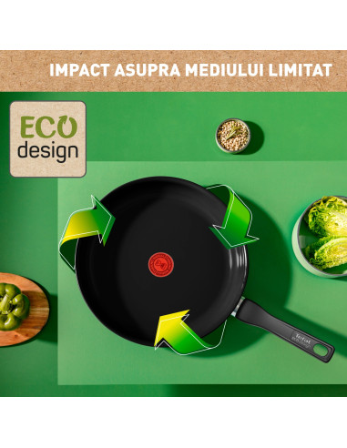 Renew Black POELE Ceramique NOIR - 24cm