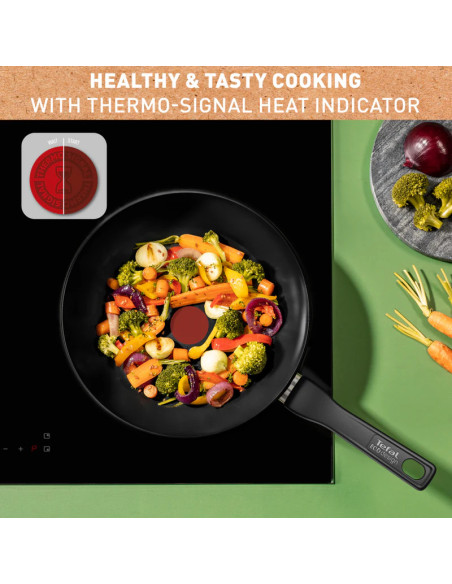 Renew Black Wok 28cm Céramique Noir