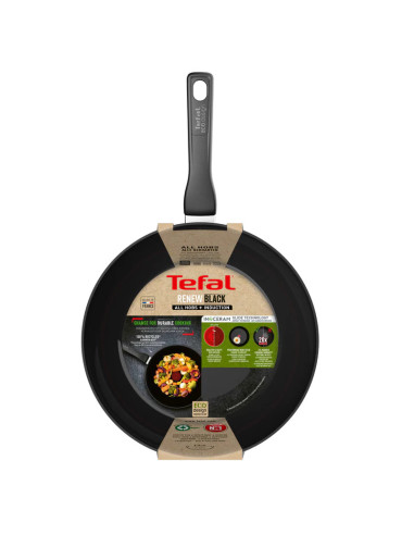 Renew Black Wok 28cm Céramique Noir