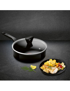 Renew Black Sauteuse 24cm Céramique Noir 2