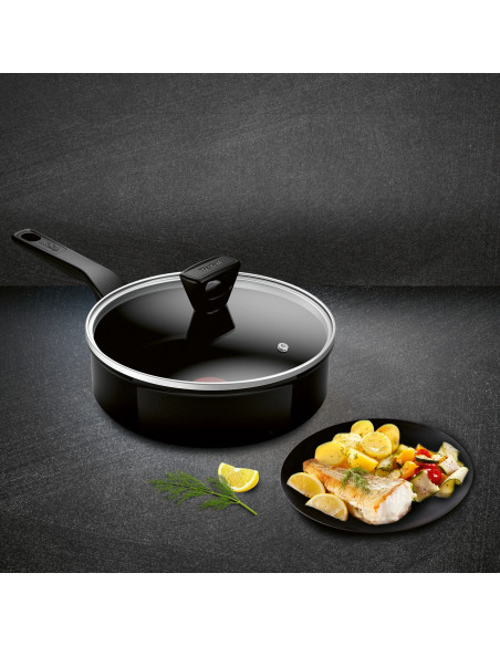 Renew Black Sauteuse 24cm Céramique Noir