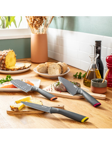 Fresh Kitchen Couteau Santoku 12cm + Étui