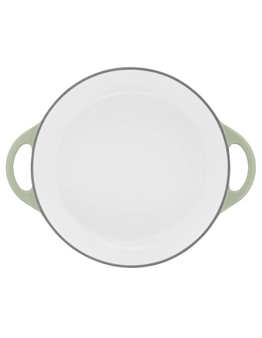 Faitout Peu Profond Fonte LOV Vert (28CM)