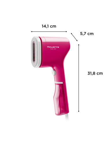 Défroisseur Vapeur à Main Rowenta Pure Pop Slim Rose - 1300W