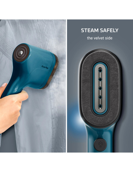 Défroisseur Vapeur à Main Rowenta Pure Pop Slim Bleu - 1300W