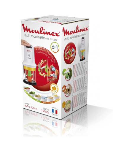Multimoulinette 6 en 1 XXL AT723110 Hachoir - 500W - 6 fonctions