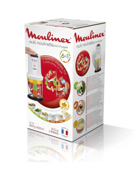 Multimoulinette 6 en 1 XXL AT723110 Hachoir - 500W - 6 fonctions