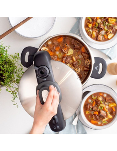 Cocotte Tefal Secure Compact - 8L Inox