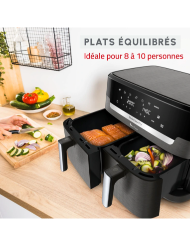 Friteuse sans huile MOULINEX Easy fry Dual XXL 11L