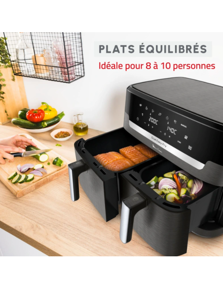 Friteuse sans huile MOULINEX Easy fry Dual XXL 11L Friteuse sans huile MOULINEX Easy fry Dual XXL 11L