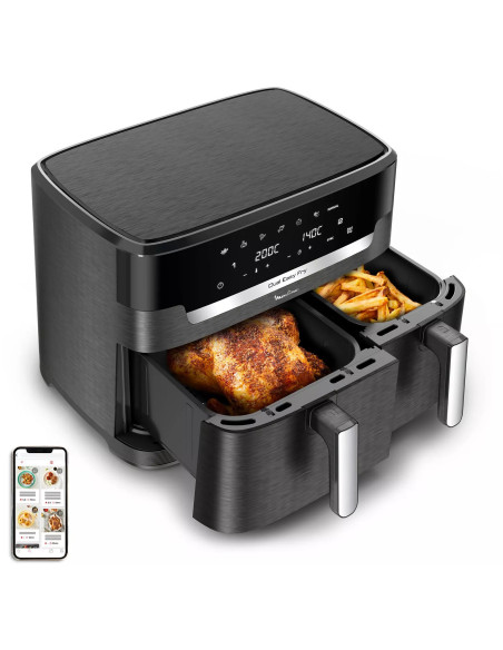 Friteuse sans huile MOULINEX Easy fry Dual XXL 11L Friteuse sans huile MOULINEX Easy fry Dual XXL 11L