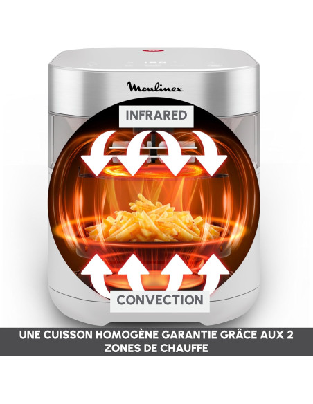 Friteuse Sans Huile Moulinex Easy Fry Infrared 7L Friteuse Sans Huile Moulinex Easy Fry Infrared 7L