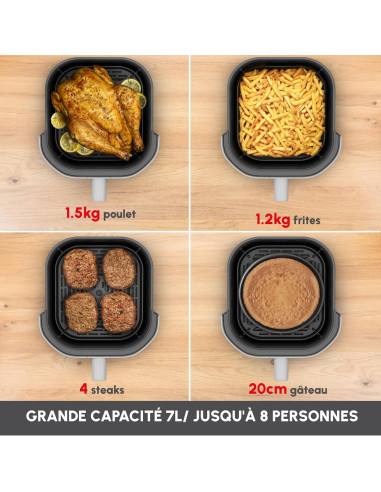 Friteuse Sans Huile Moulinex Easy Fry Infrared 7L