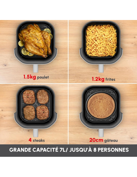 Friteuse Sans Huile Moulinex Easy Fry Infrared 7L Friteuse Sans Huile Moulinex Easy Fry Infrared 7L