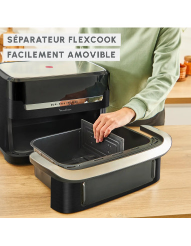 Dual Easy Air Fryer Flex - 7 programmes - 9L