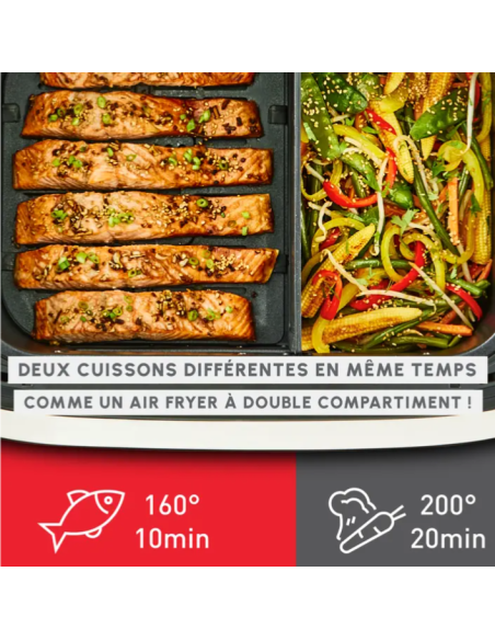 Dual Easy Air Fryer Flex - 7 programmes - 9L Dual Easy Air Fryer Flex - 7 programmes - 9L