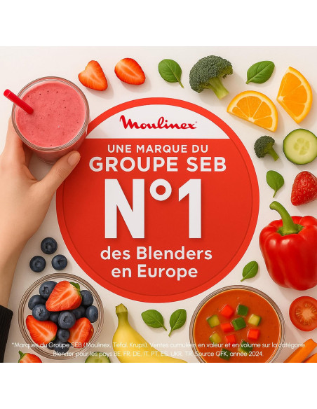 Blend Up - Mini Blender Puissant 1000 W